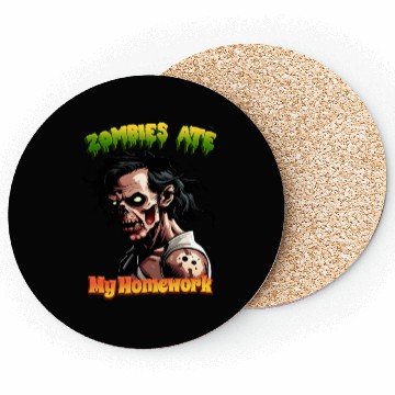 Discover Zombies Ate My Homework Coasters