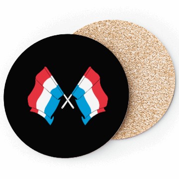 Discover Two flags of Luxembourg Coasters