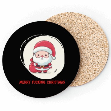 Discover Cute Bad Santa Coasters