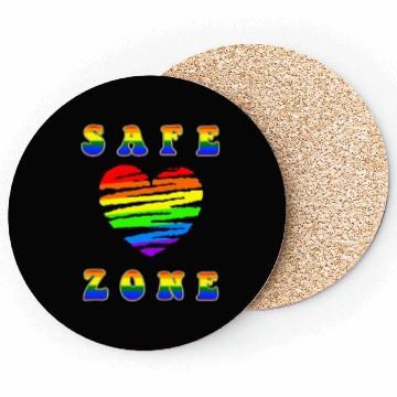 Discover Safe Zone LGBTQ+ Coasters