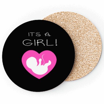 Discover Its a girl thanksgiving Christmas Coasters