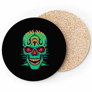 Discover Weird Skull N2 Coasters