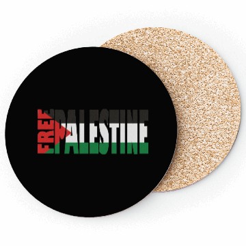 Discover free palestine Coasters
