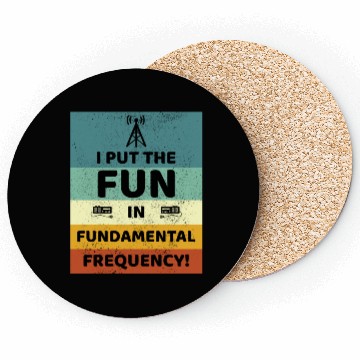 Discover Fun with the Fundamental Frequency Ham Radio Coasters