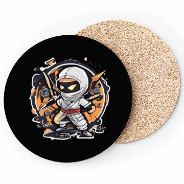 Discover Data Ninja Funny Gold Big Data Analyst Coasters