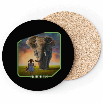 Discover Girl and elephant Coasters
