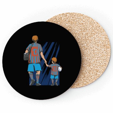 Discover Father And Son Soccer Fans Coasters