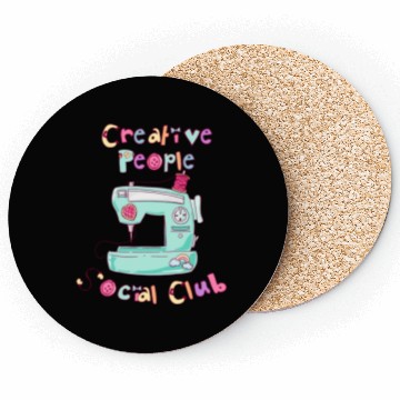 Discover Creative People Soociial Clubb Coasters