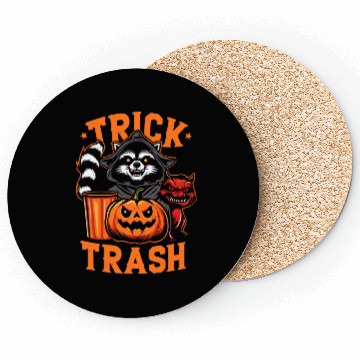 Discover trick or trash,scary halloween Coasters