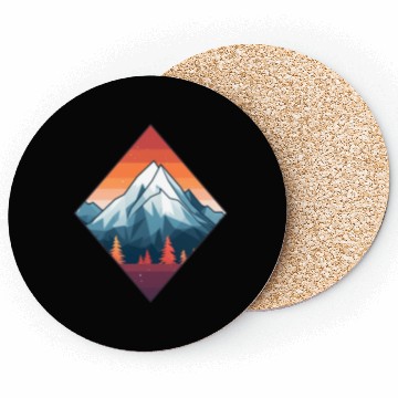 Discover Mountains in Autumn Coasters