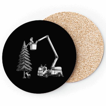 Discover Elf Tree Worker Coasters