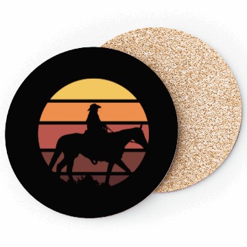 Discover Western Cowboy Horse Rider Coasters