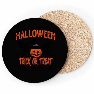 Discover Halloween Trick Or Treat Coasters