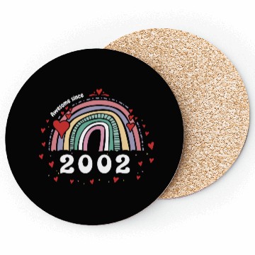 Discover Awesome 2002 - 21st Birthday w/ Cute Vintage Coasters