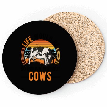 Discover Cow Cattle Breeder Land, Farmer Cows Coasters