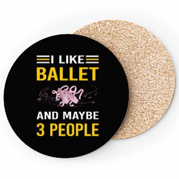 Discover 3 People Ballet Ballerina Coasters