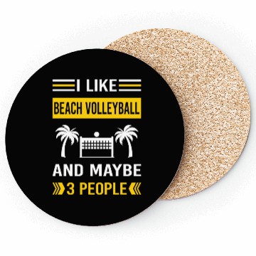Discover 3 People Beach Volleyball Coasters