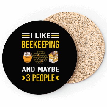 Discover 3 People Beekeeping Beekeeper Apiculture Coasters