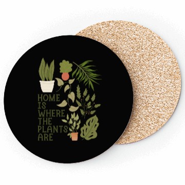 Discover House Plant Lady Quote Coasters