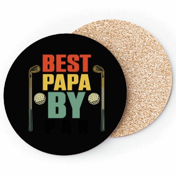 Discover Funny Best Papa By Par Father s Day Golf Coasters