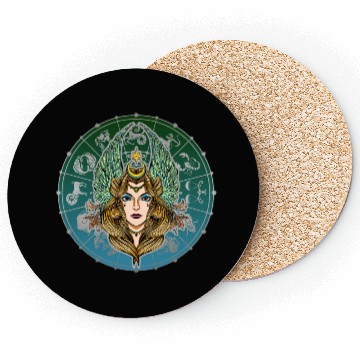 Discover Virgo Zodiac star sign horoscope Astrology Coasters