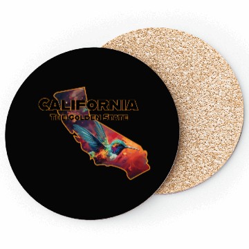 Discover California Wildlife - hummingbird Coasters