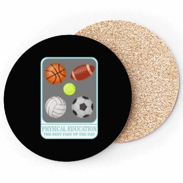 Discover Physical Education Teacher Coasters, P.E. Physical