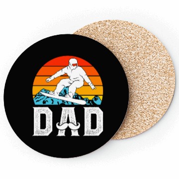 Discover Snowboarding Dad Snowboard Daddy Freestyler Coasters