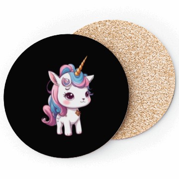 Discover Rainbow unicorn 3 Coasters