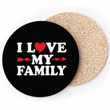 Discover I love my Family Coasters
