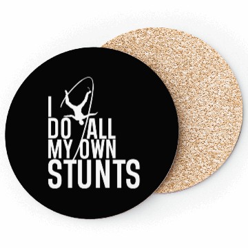Discover "I Do My Own Stunts" Daredevil Design Coasters