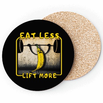 Discover Banana Weightlifting Coasters