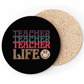 Discover Teacher Smile Face Coasters