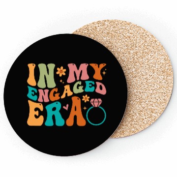 Discover In My Engaged Era Fiance Engagement Future Bride M Coasters