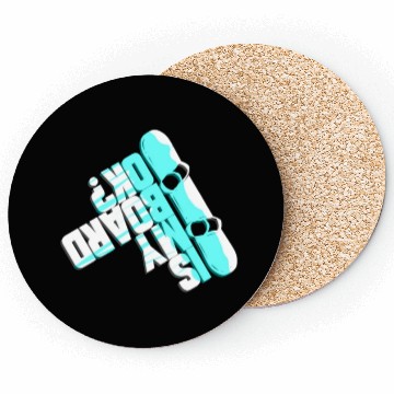 Discover Funny Snowboarding Gift for Winter Holidays Coasters