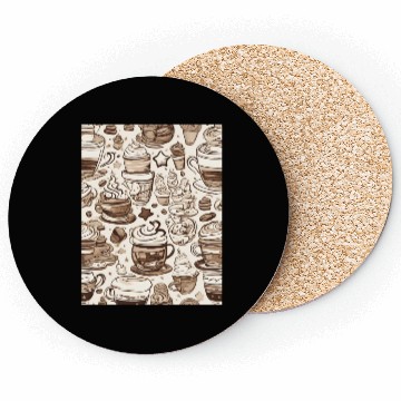 Discover Coffee, Cookie and Cream Coasters