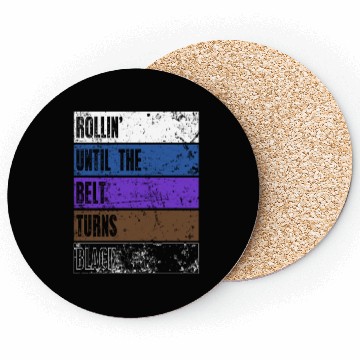 Discover Brazilian Jiu Jitsu belt color BJJ gift MMA Coasters