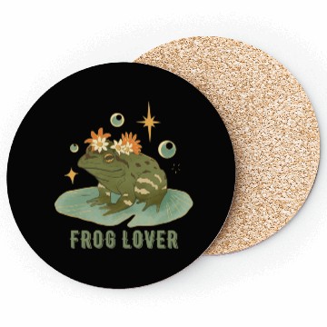 Discover Frog Lover Vintage Coasters