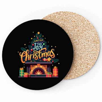Discover The Joy Christmas Coasters