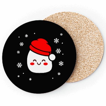 Discover Santa Marshmallow Coasters