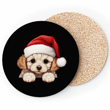 Discover Bichon Frise Christmas Dog Coasters