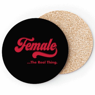 Discover Female The Real Thing Coasters