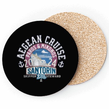 Discover AEGEAN CRUISE Santorin Coasters
