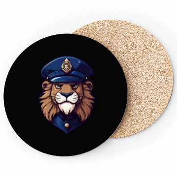 Discover Police lion Coasters
