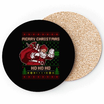 Discover MERRY CHRISTMAS HO HO HO GIFTS FOR CHRISTMAS Coasters