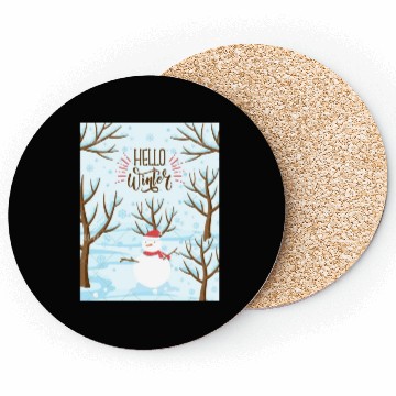 Discover Hello Winter Wonderland Coasters