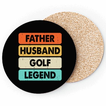 Discover Father husband golf legend Coasters