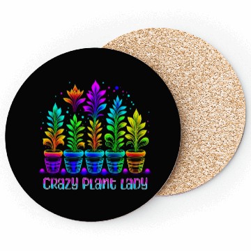 Discover Crazy Plant Lady 2 Coasters