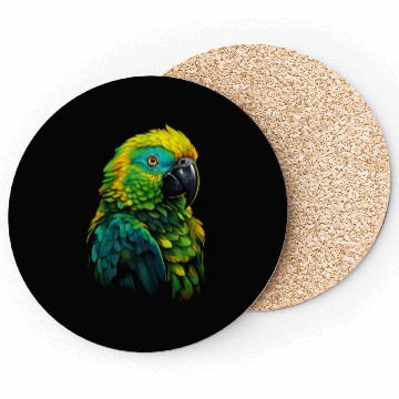 Discover Macaw Parrot for a Bird Lover Animal Lover Coasters