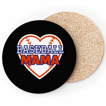 Discover Baseball Mama Baseball Lover Coasters